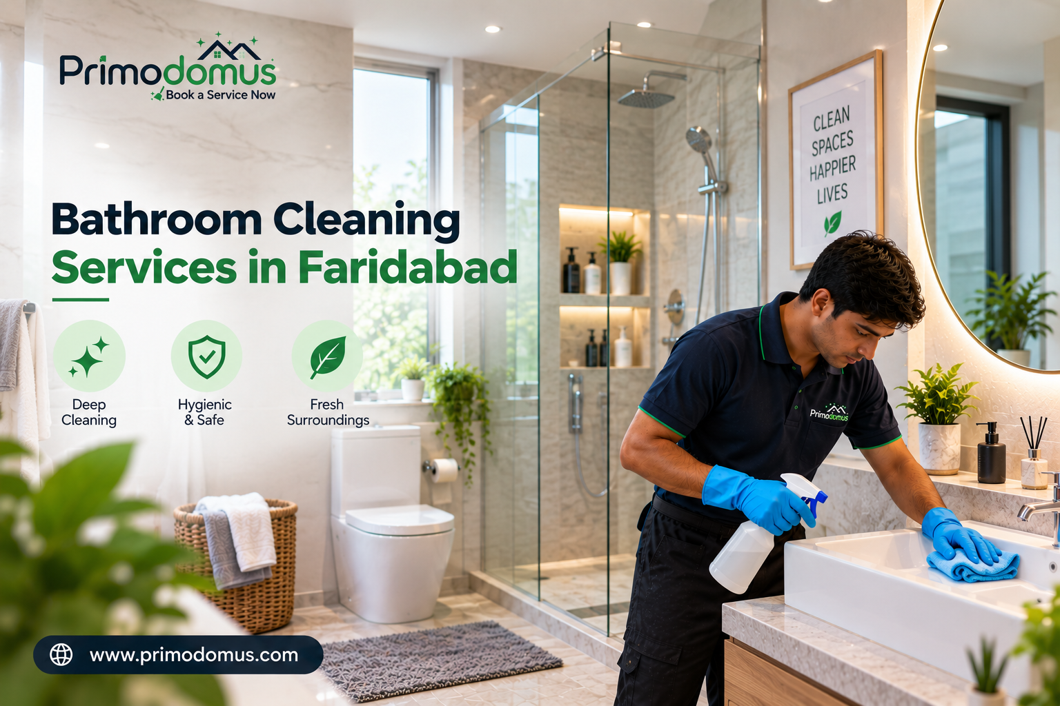 Bathroom Cleaning Services in Faridabad: Keep Your Bathroom Fresh and Clean